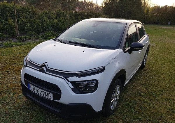 Citroen C3 cena 50450 przebieg: 23000, rok produkcji 2021 z Bydgoszcz małe 704